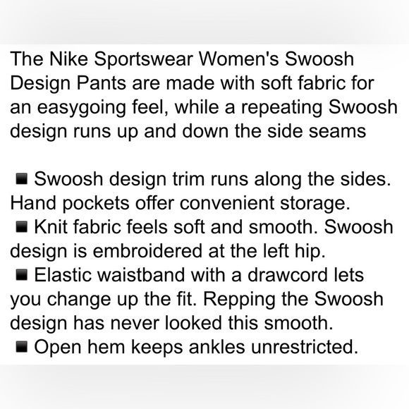 Nike Sportswear Double Swoosh Tape Design Track Pants Joggers Plus Size 2XL - Picture 14 of 15